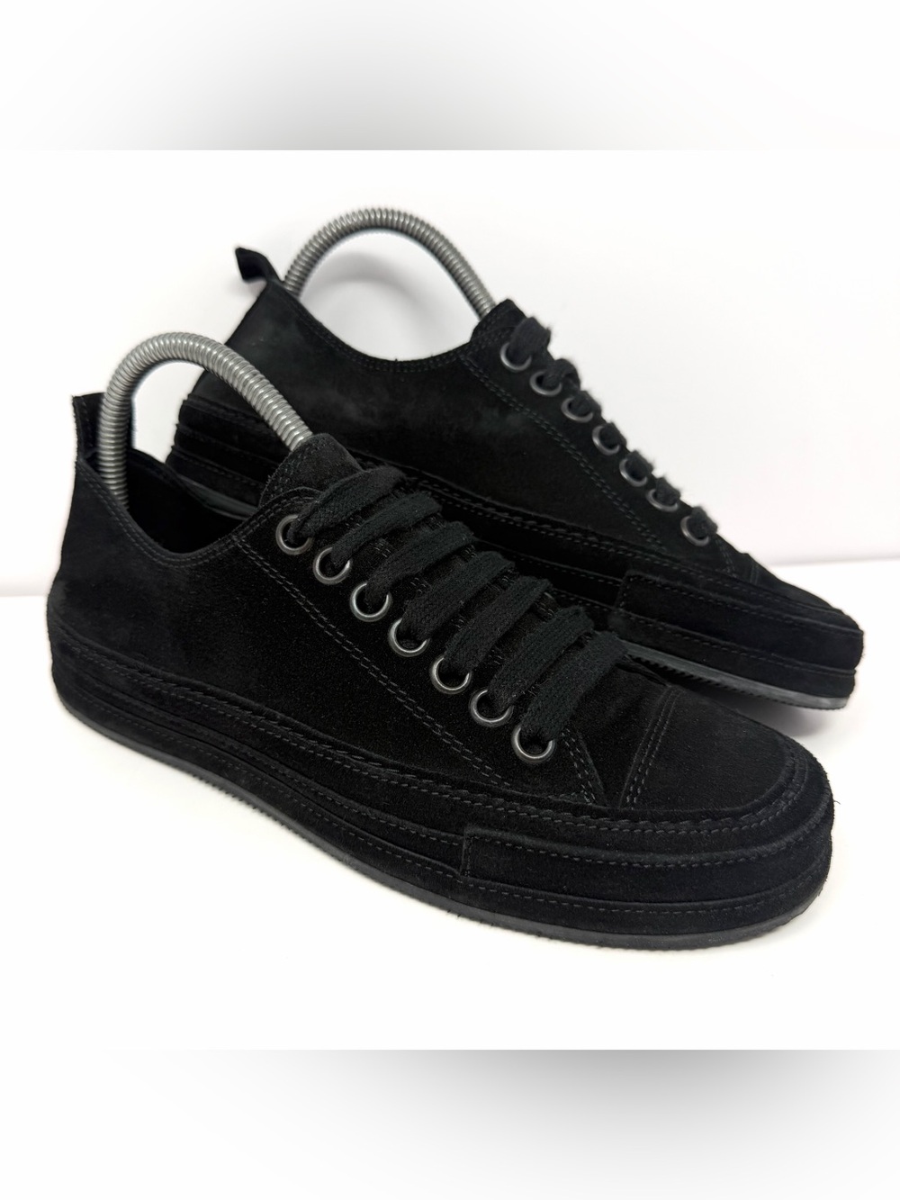 Ann Demeulemeester Women’s Gert Sneakers Sz 37 / 7 Black Suede Designer Italy